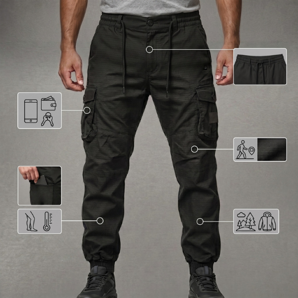 Pantalone Cargo Active Uomo – Offerta d’Autunno