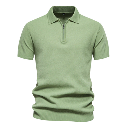 Polo Premium con Zip Elegante