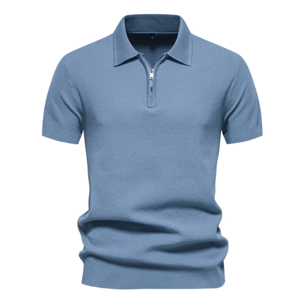 Polo Premium con Zip Elegante