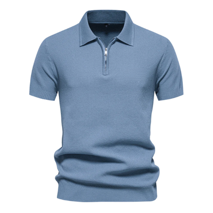 Polo Premium con Zip Elegante