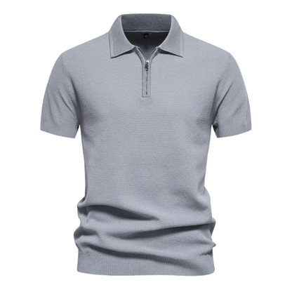 Polo Premium con Zip Elegante