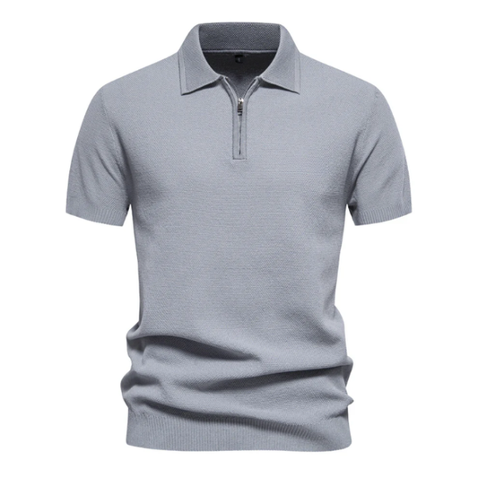 Polo Premium con Zip Elegante