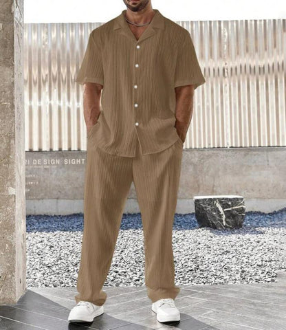 Men's Summer Shirt & Trouser Set